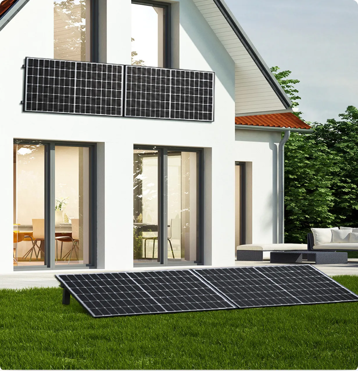 Balkonkraftwerk Illustration